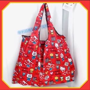 ❣️New❣️Hello Kitty Eco Friendly Large Polyester Handle Shopping Bag❣️